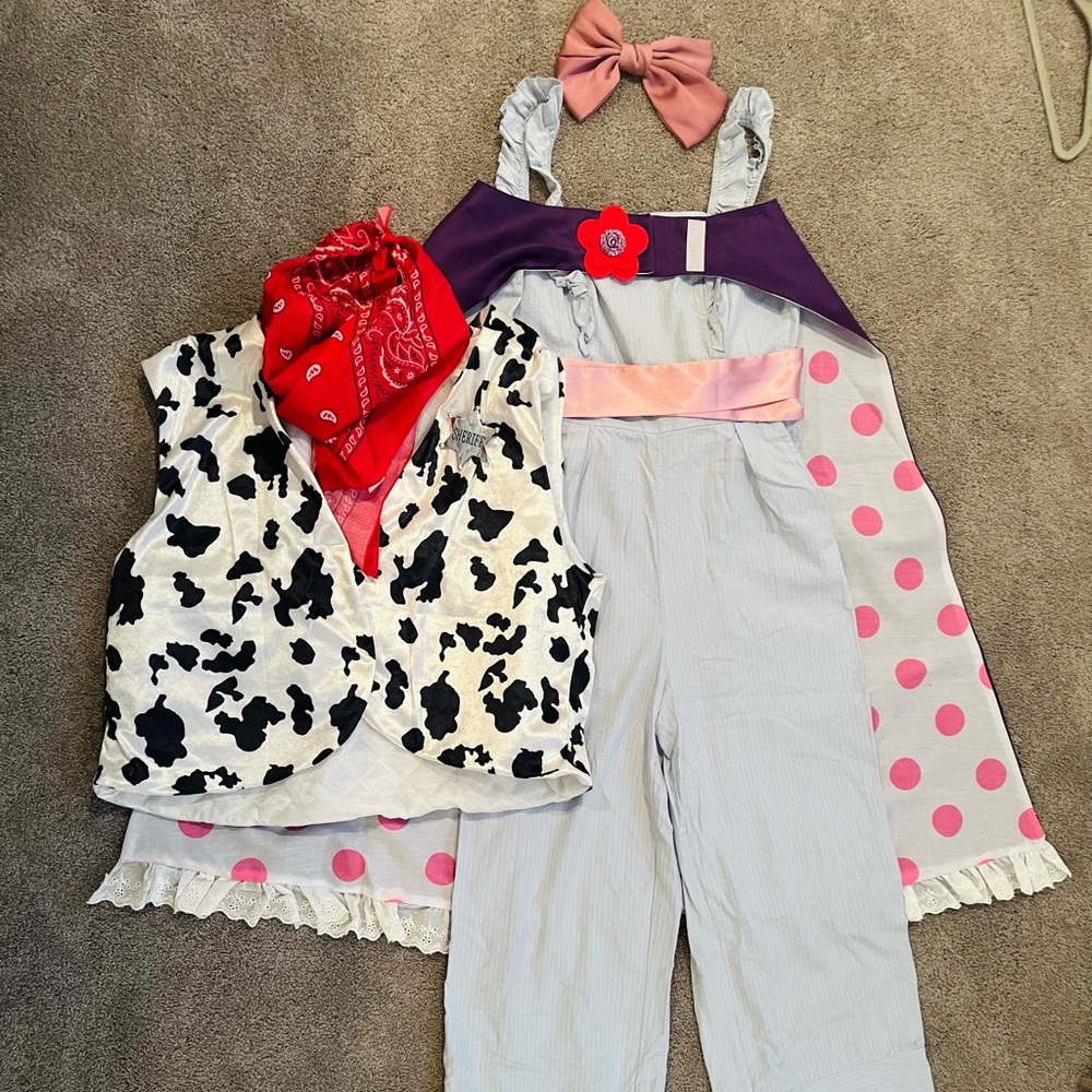 Woody and Little Bo Peep couples costumes